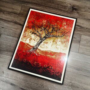 Signed Shepard fairy original  “Tom Dula"  Signed and numbered  #379/450